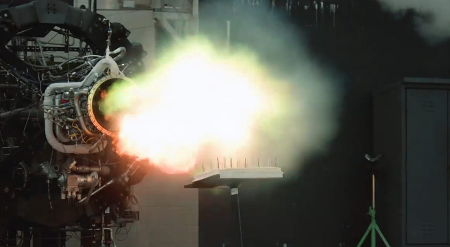 Firefly Aerospace uses rocket engine to light birthday candles