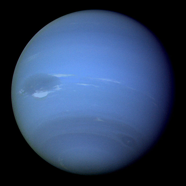 An anticyclone that formed during the summer in the southern hemisphere of the planet Neptune
