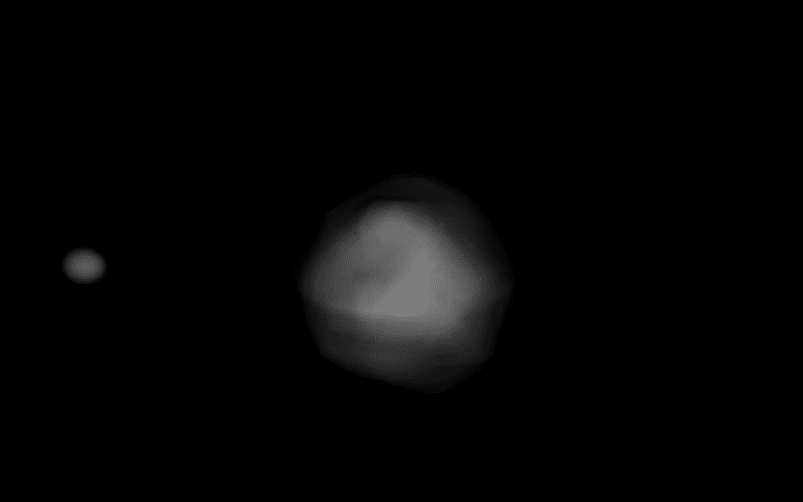 небольшой быстро вращающийся околоземный астероид Didymos (Дидим)