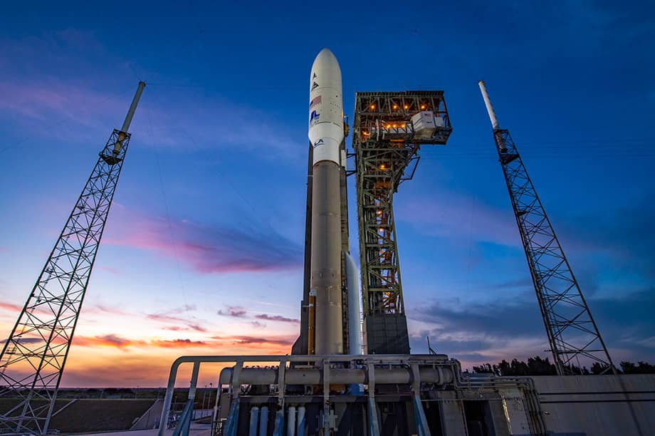 Launch pad for Atlas V 511 single-use two-stage booster