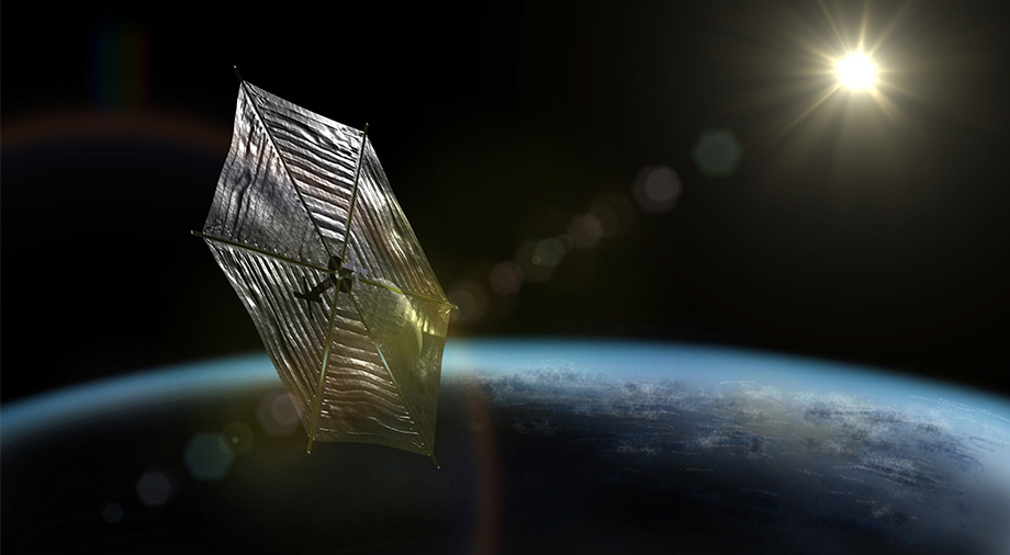 Solar sail: The driving force of light