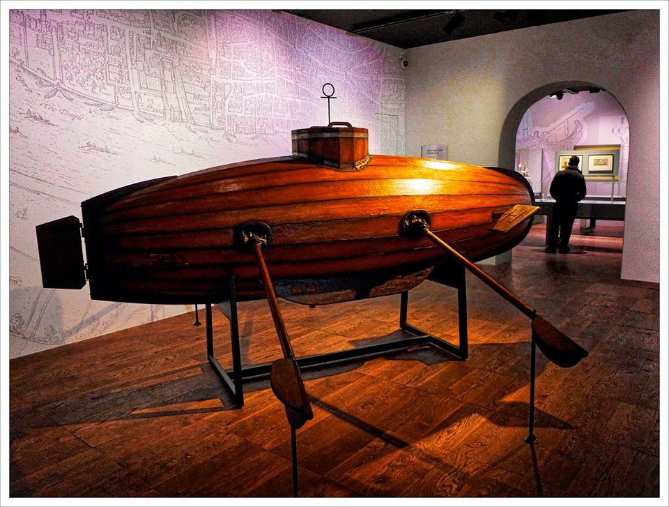 William Bourne's wooden submarine