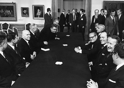Переговорные делегации СССР и США в Вене