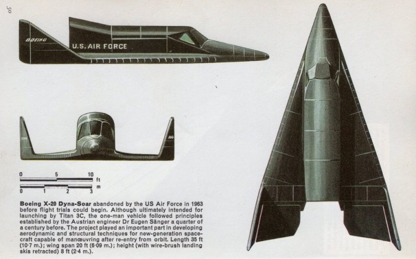 Boeing X-20 Dyna-Soar, від якого відмовилися ВПС США