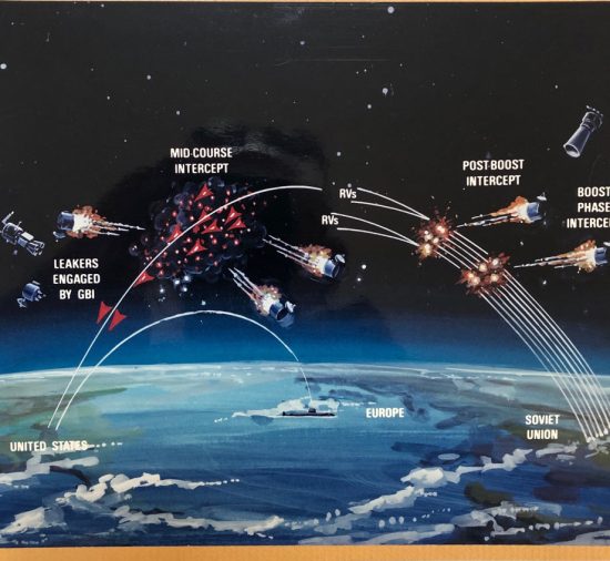 operation of a satellite missile defense constellation