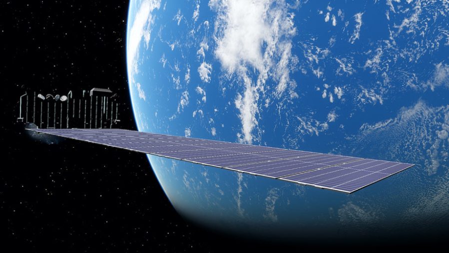спутник для интернета на околоземной орбите