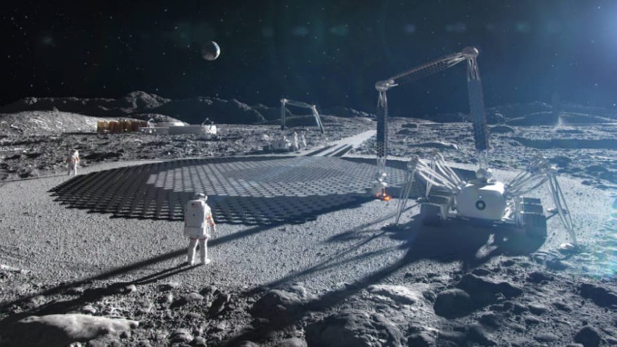building a NASA space base on the Moon