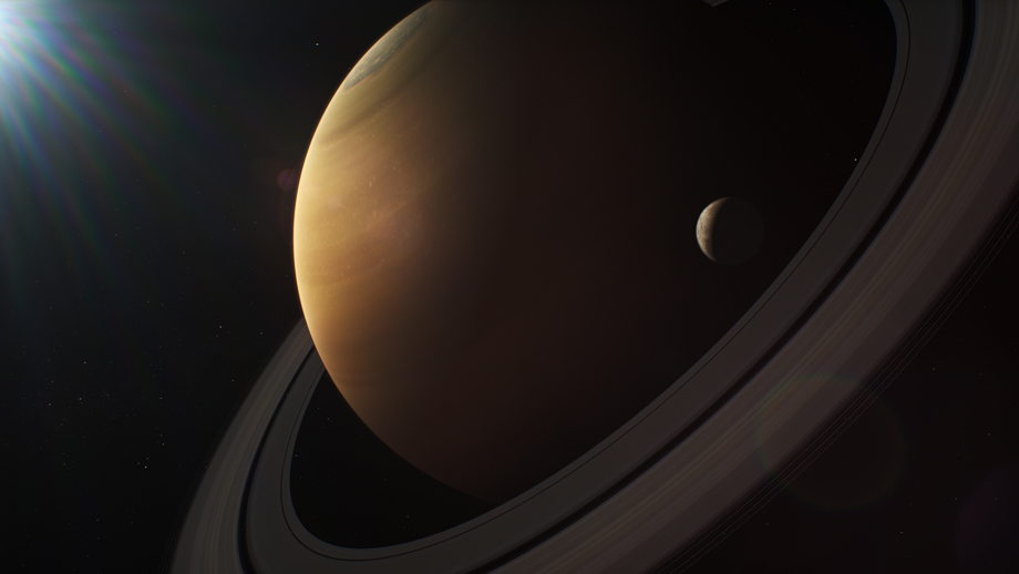 Saturn and Titan