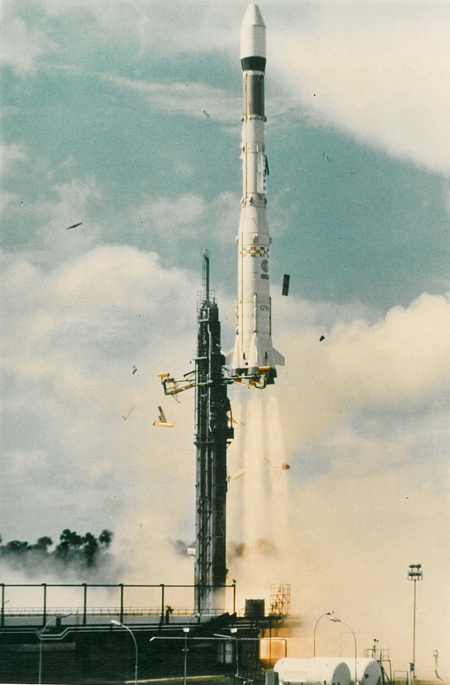the first launch of the Ariane 1 rocket