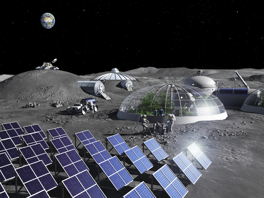 American lunar base