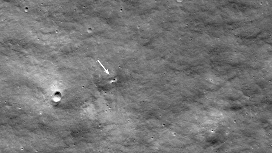 trace of Luna-25