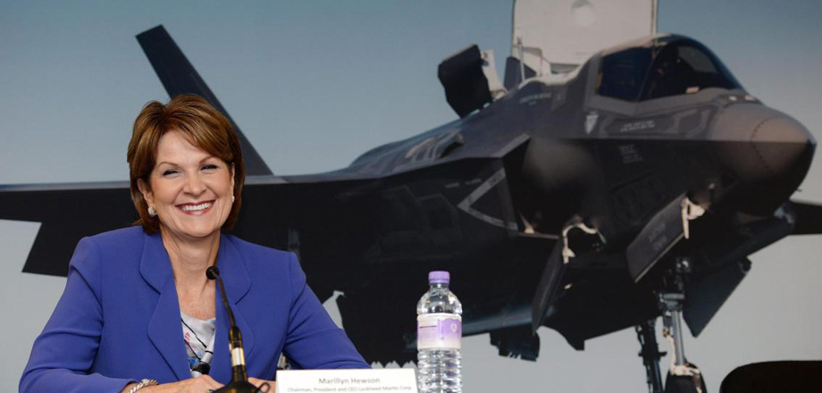 Marilyn Hewson, ex strategic adviser of Lockheed Martin