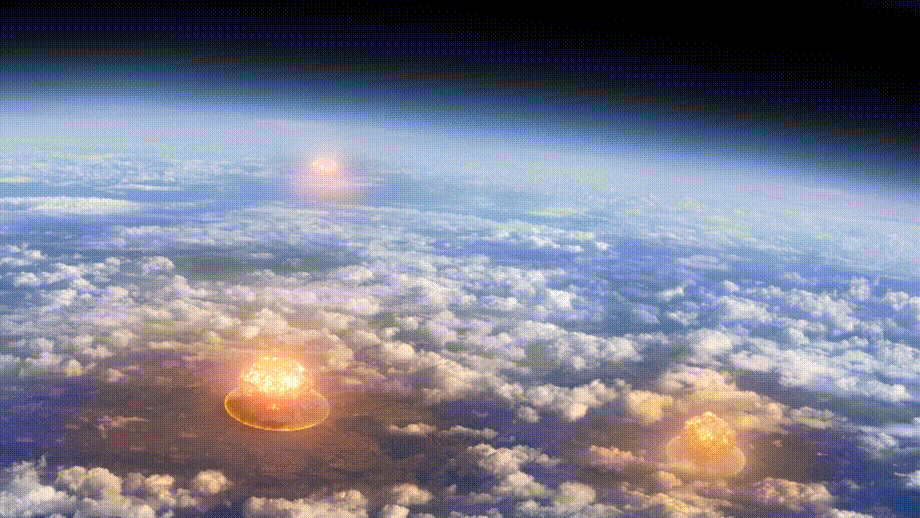 nuclear explosion in space