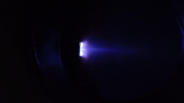 SETS ST-100 thruster using a krypton propellant