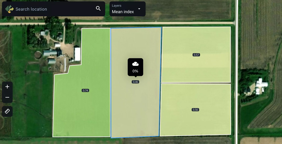 Моніторинг пасовищ, EOSDA Crop Monitoring