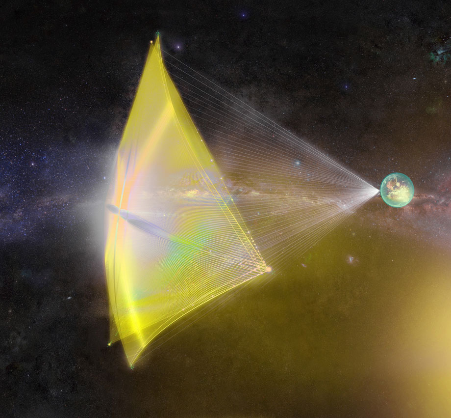 Художня візуалізація проєкту Breakthrough Starshot