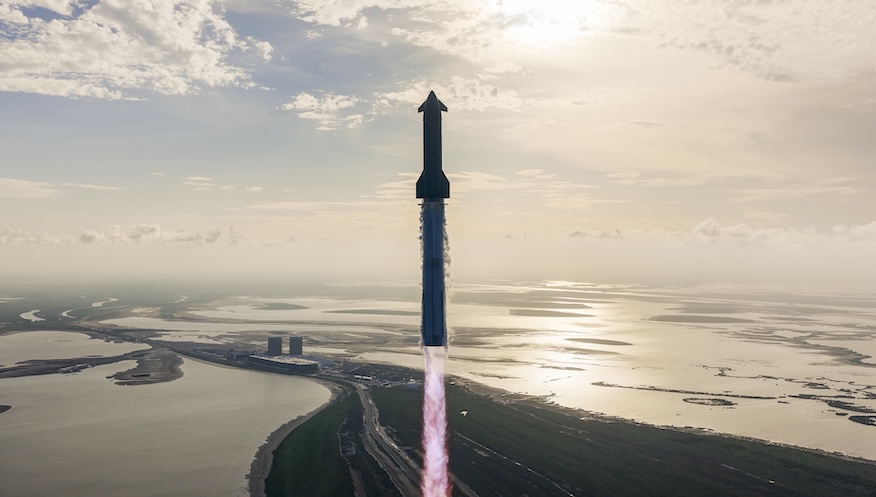 10-й запуск Starship з космодрому Starbase