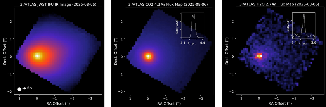 Image of the coma of comet 3I/ATLAS