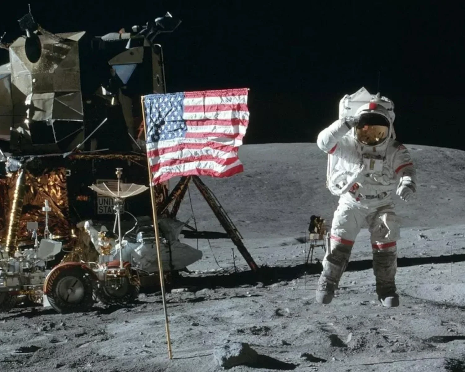 Astronaut Neil Armstrong during the Apollo 11 mission