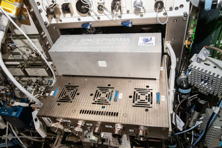 SpacePharma's experimental biotech research pod