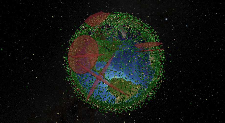 Tracking services from LeoLabs visualize artificial objects in Earth orbit