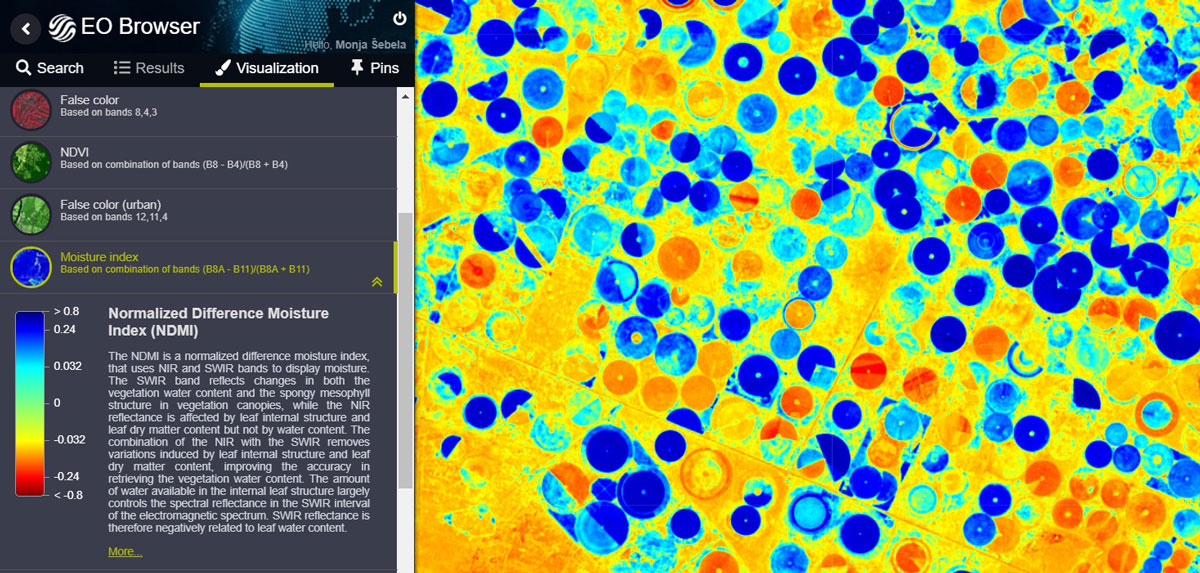 Sentinel Hub Cloud Platform from Sinergise