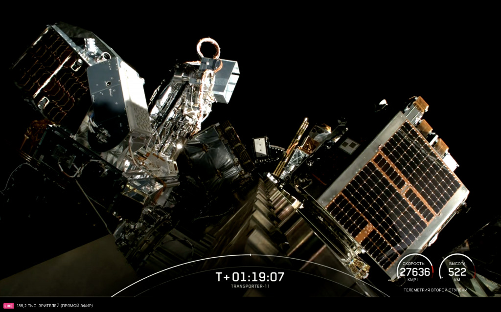 Развертывание на орбите первого гиперспектрального спутника от Planet Labs — Tanager 1