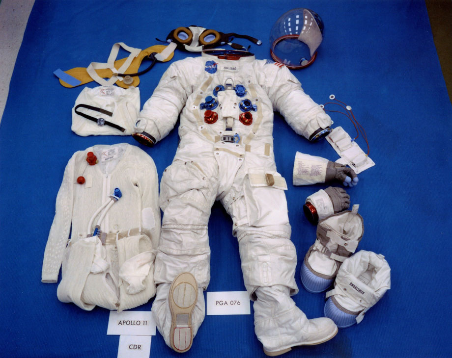 Main parts of the A7L spacesuit